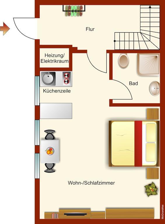 Ferienwohnanlage Bruckner Apartman Rostock Kültér fotó